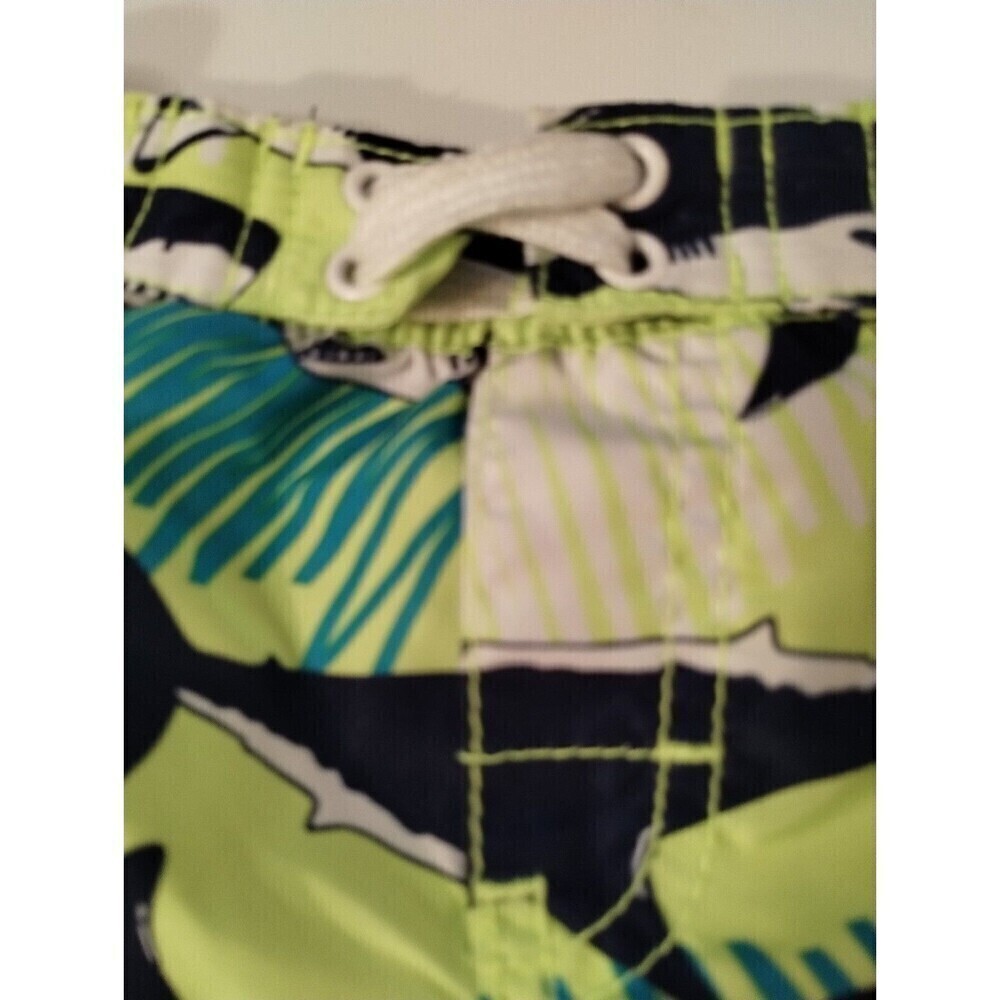 Oshkosh Bogosh Toddler Boys Swim Shorts with Shark all over print Size12 Months - Picture 6 of 9